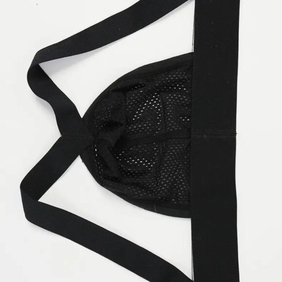 ORLVS Men's Black Sexy Low Waist Jockstrap XLarge XL - Picture 6 of 10